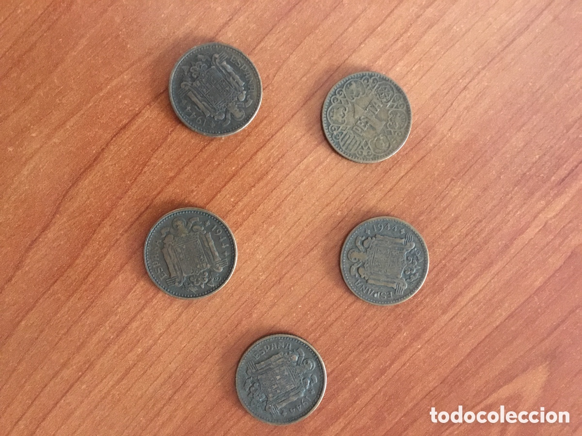 Monedas Franco: Monedas antiguas del estado espa&ntilde;ol - Foto 2