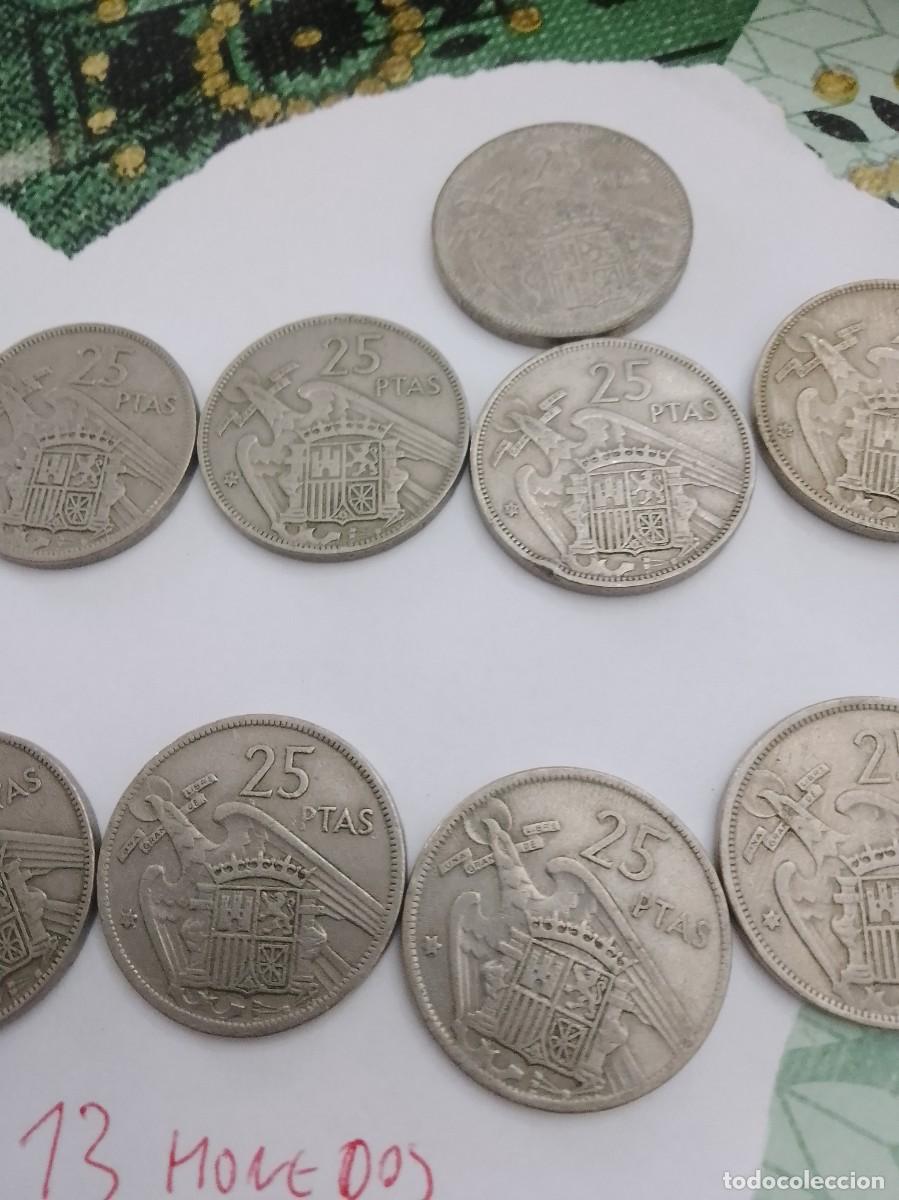 Monedas Franco: Lote de 13 Monedas franco variadas - Foto 3