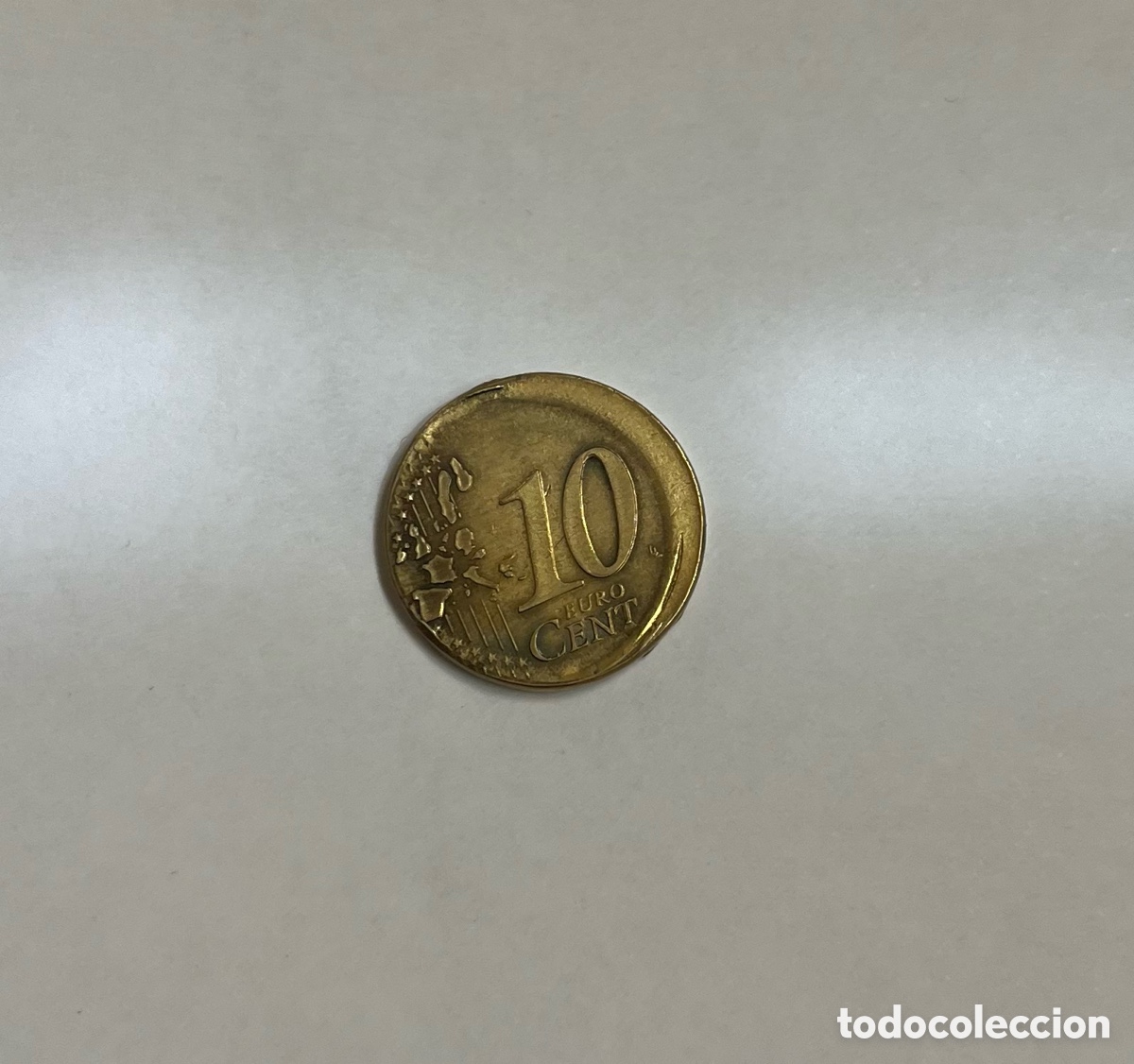 Monedas Franco: Moneda de 10 c&eacute;ntimos Espa&ntilde;a 1999 con ERRORES - Foto 1