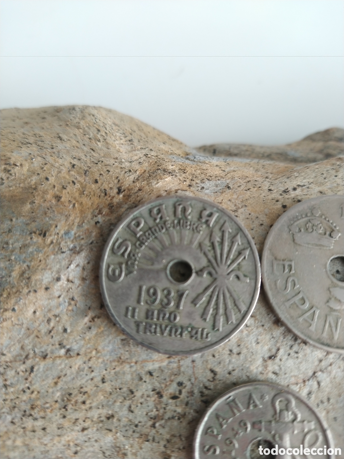 Monedas Franco: Lote de 5 monedas. - Foto 2