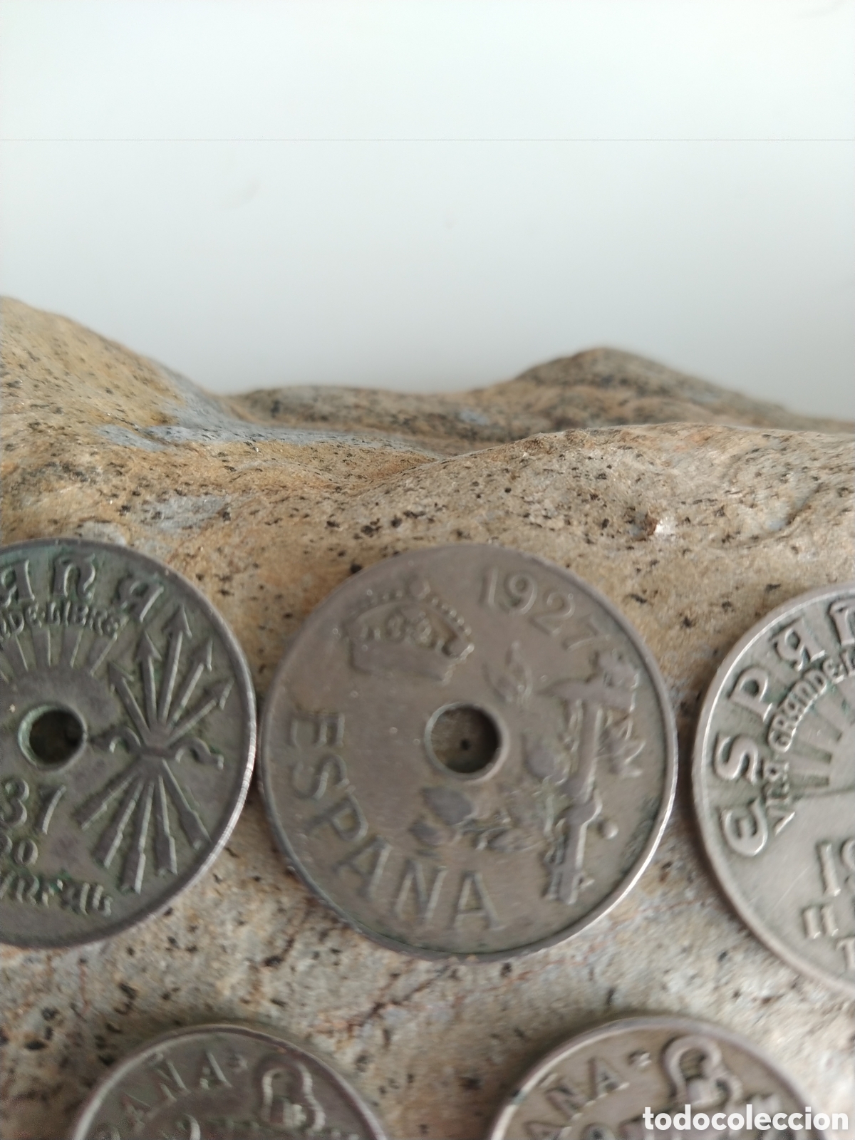 Monedas Franco: Lote de 5 monedas. - Foto 3