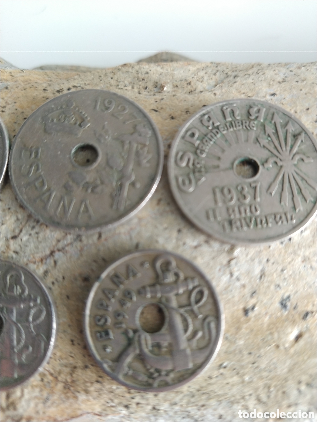Monedas Franco: Lote de 5 monedas. - Foto 5