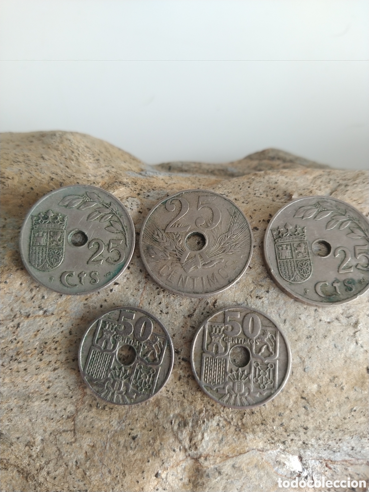 Monedas Franco: Lote de 5 monedas. - Foto 7