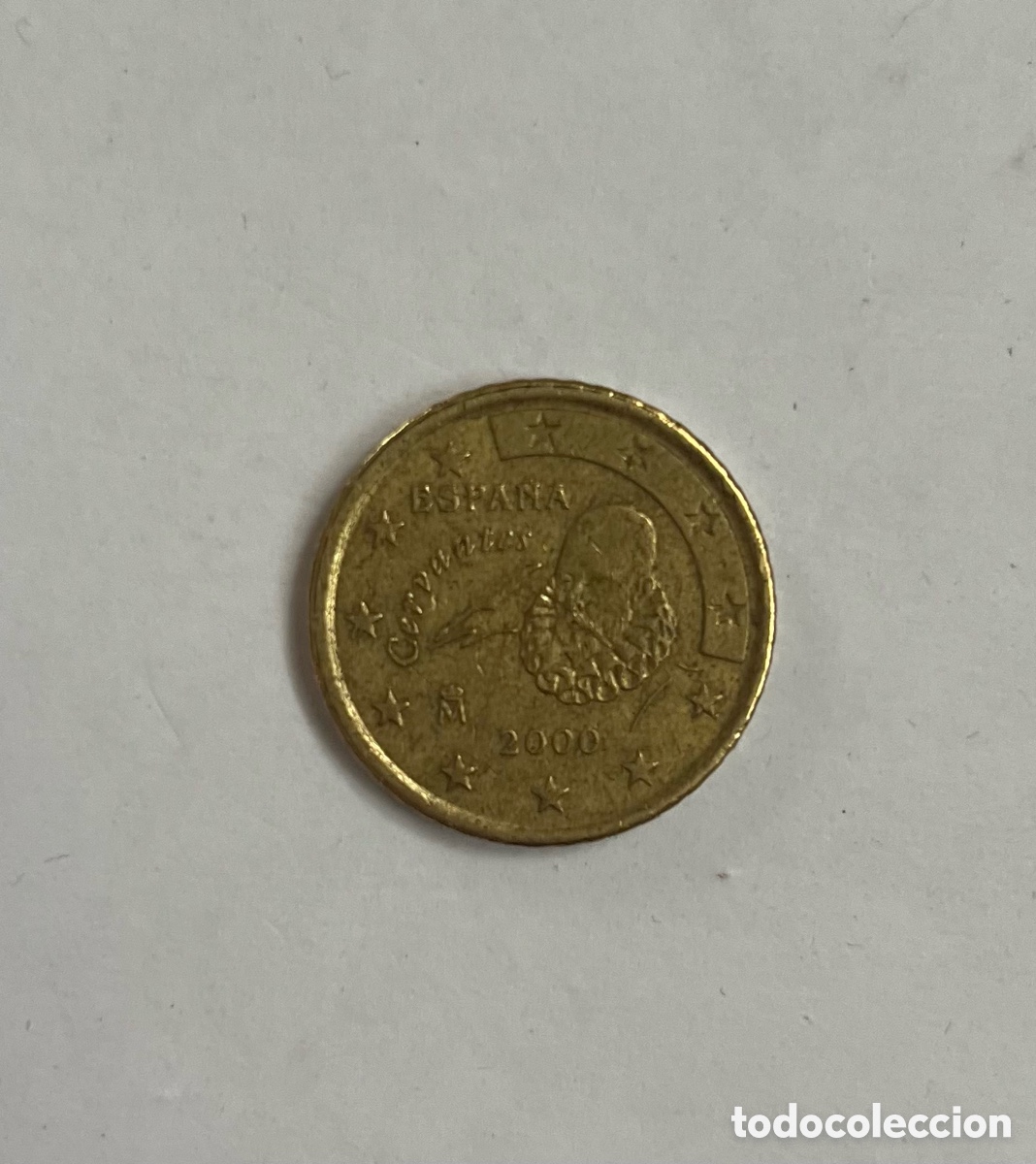 Monedas Franco: Moneda de 50 c&eacute;ntimos Espa&ntilde;a 2000 - Foto 2