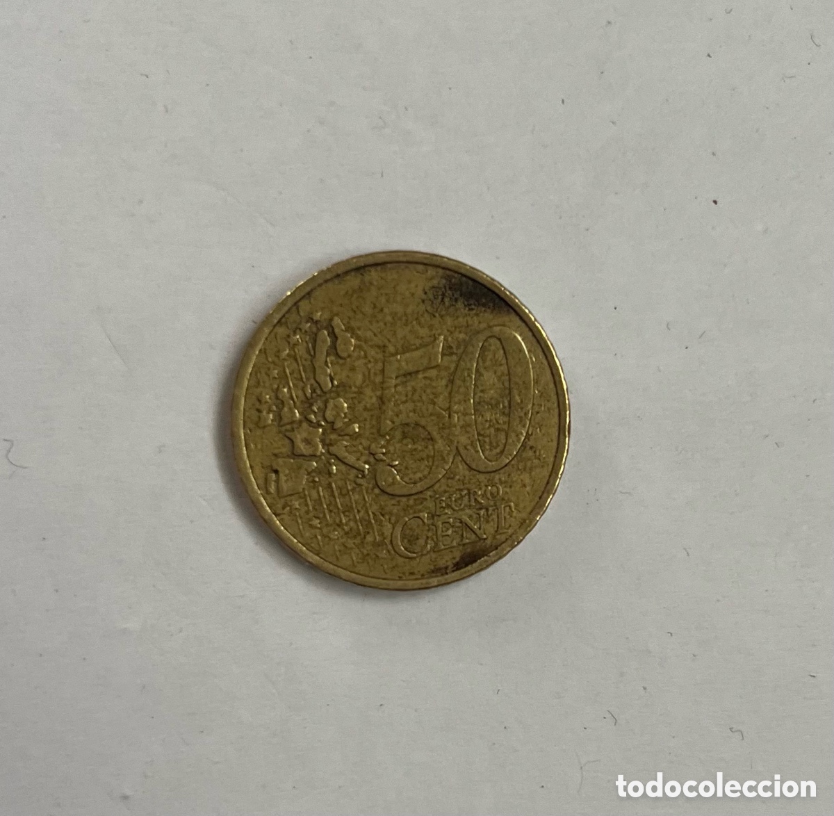 Monedas Franco: Moneda de 50 c&eacute;ntimos de 2001 Francia - Foto 1