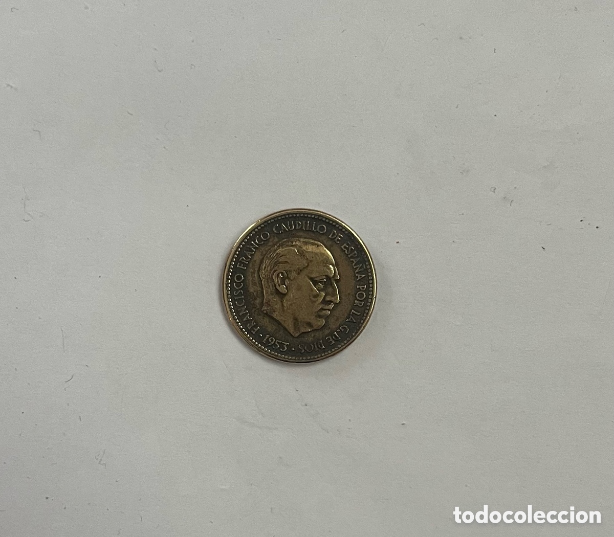 Monedas Franco: Moneda de 2,50 ptas de 1953*54 - Foto 1
