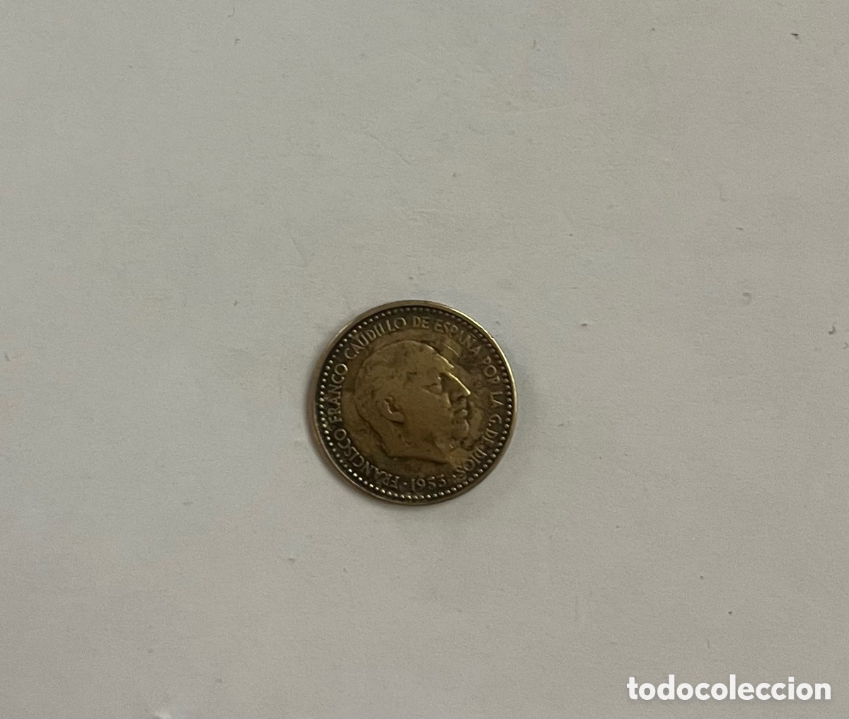 Monedas Franco: Moneda de 1 pta de 1953*61 - Foto 1