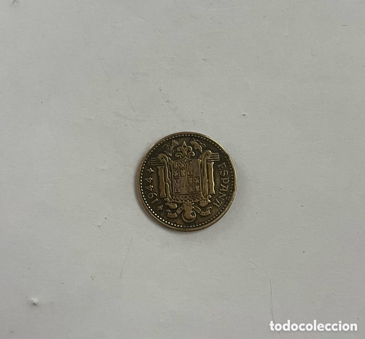 Monedas Franco: Moneda de 1 pta de 1944 - Foto 2