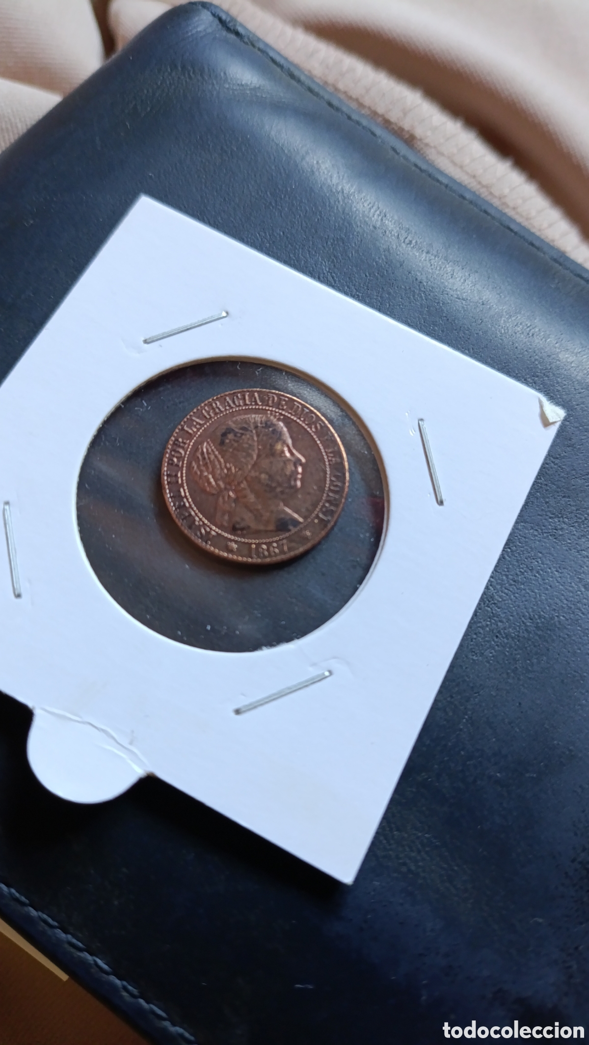 Monedas Franco: Centimo escudo Isabel 2 - Foto 1