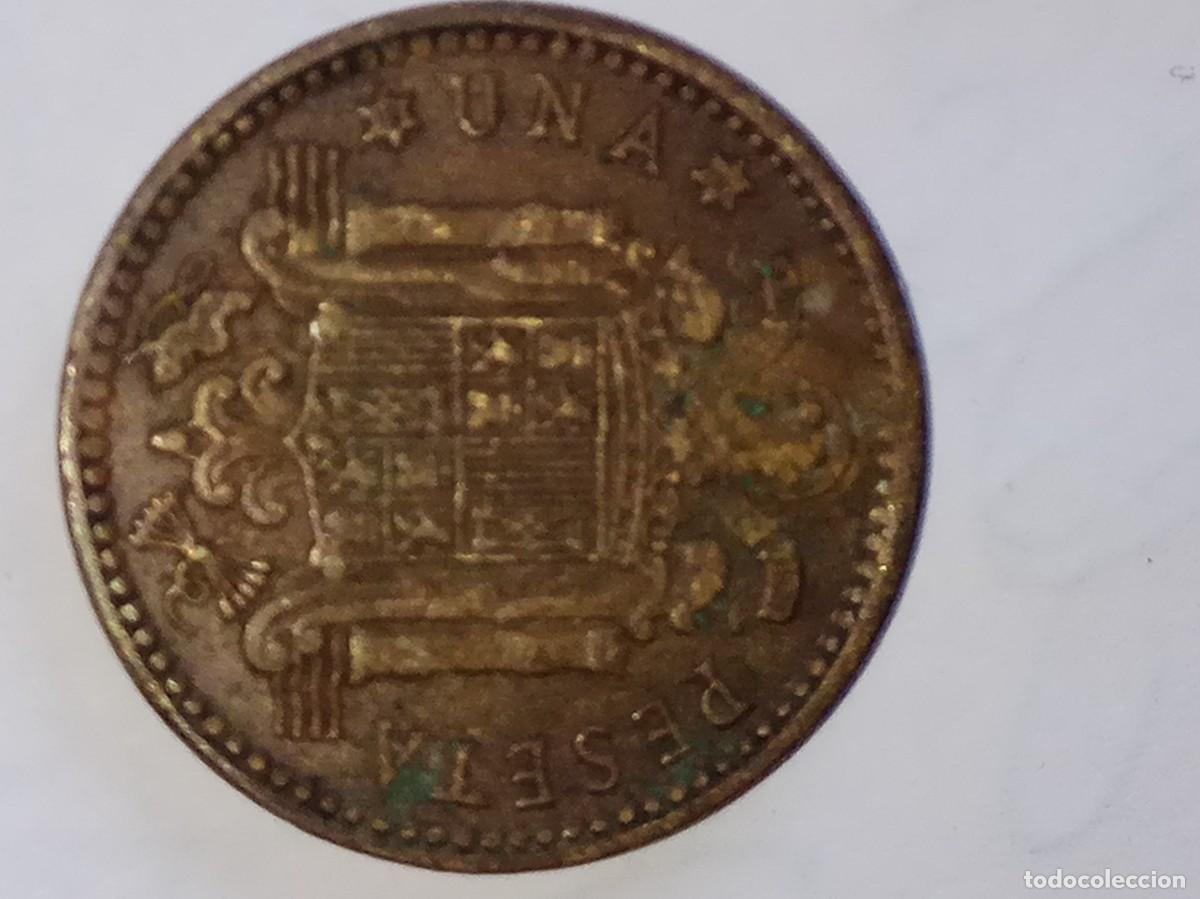 Monedas Franco: Monedas de una peseta - Foto 7