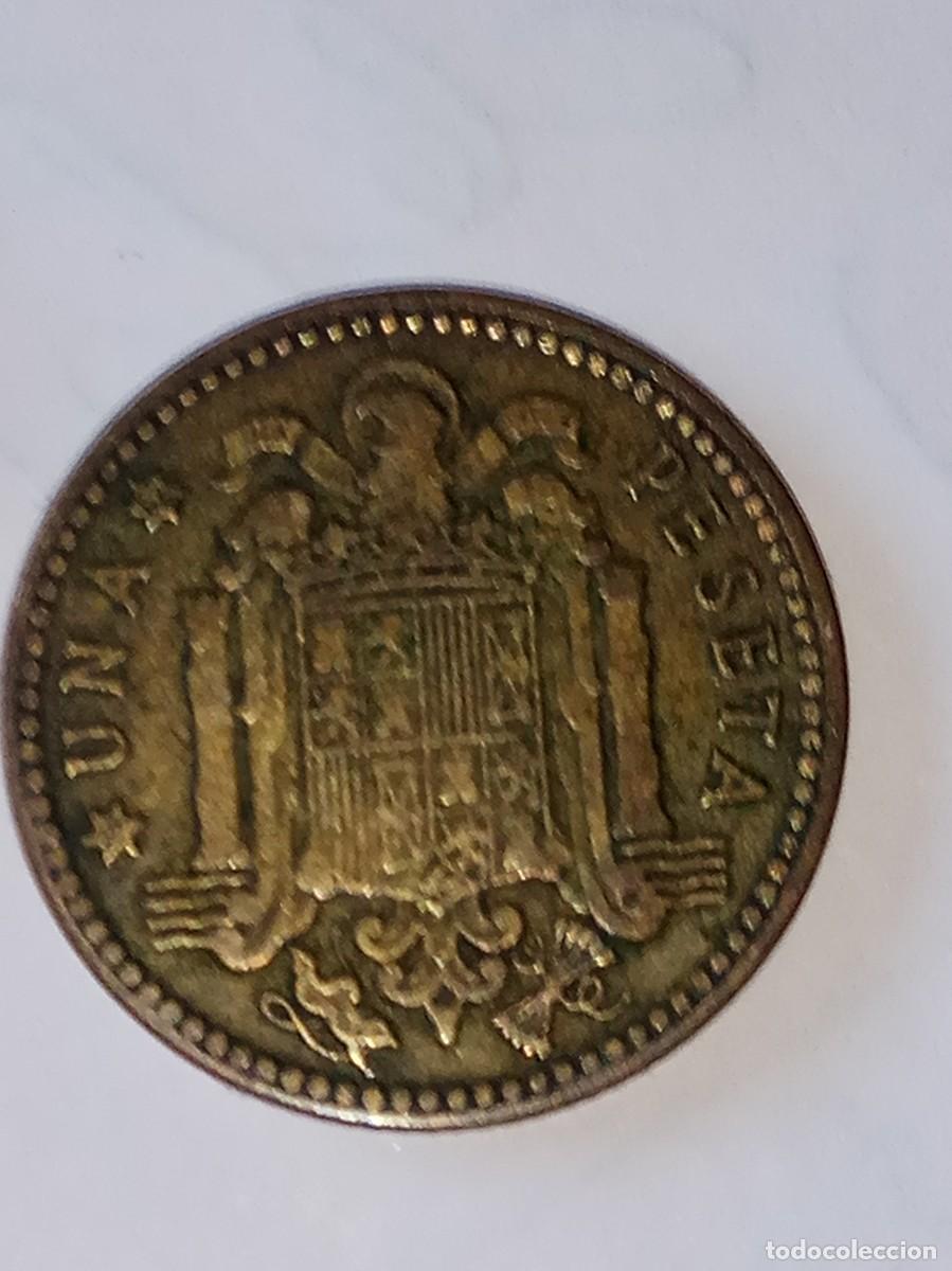 Monedas Franco: Monedas de una peseta - Foto 13