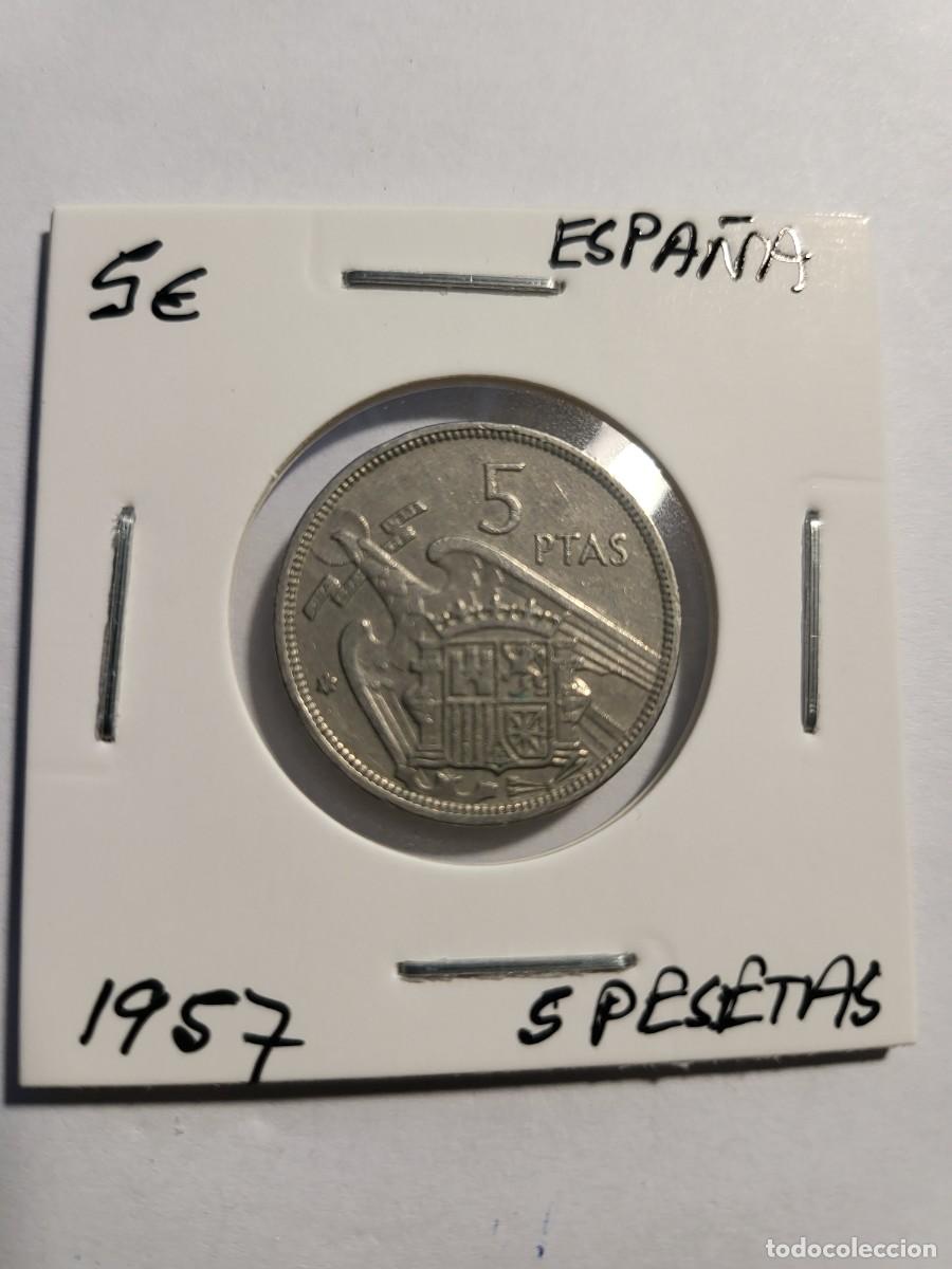 Monedas Franco: MONEDA DE ESPA&Ntilde;A 1957 &rdquo;5 PESETAS&rdquo; - Foto 1