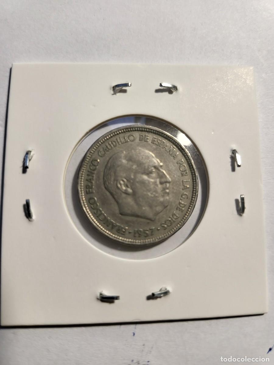Monedas Franco: MONEDA DE ESPA&Ntilde;A 1957 &rdquo;5 PESETAS&rdquo; - Foto 2