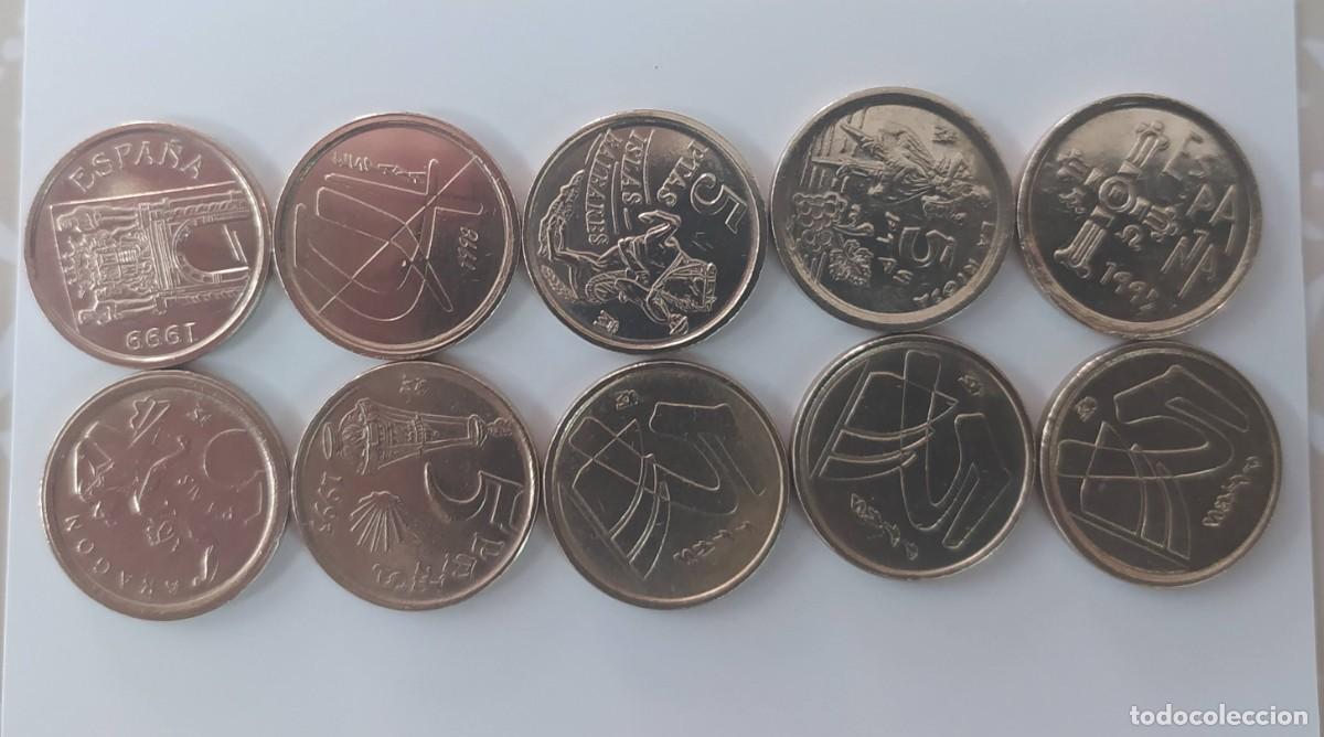 Monedas Franco: Monedas espa&ntilde;olas 5 pesetas - Foto 2