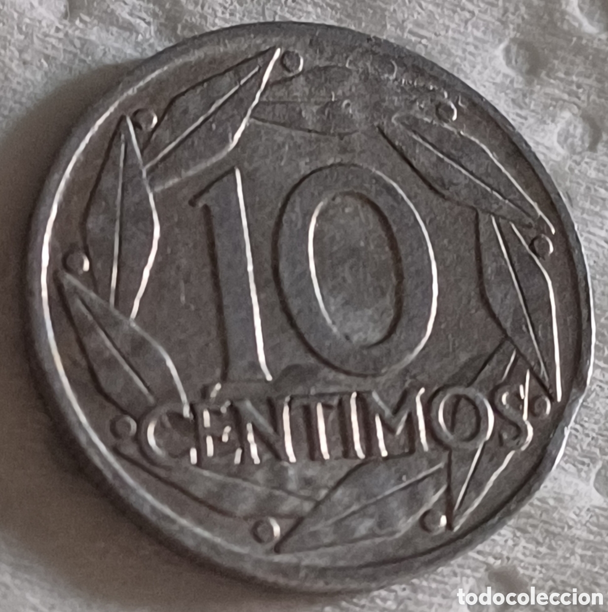 Monedas Franco: Moneda 10centimos pta 1959 - Foto 2