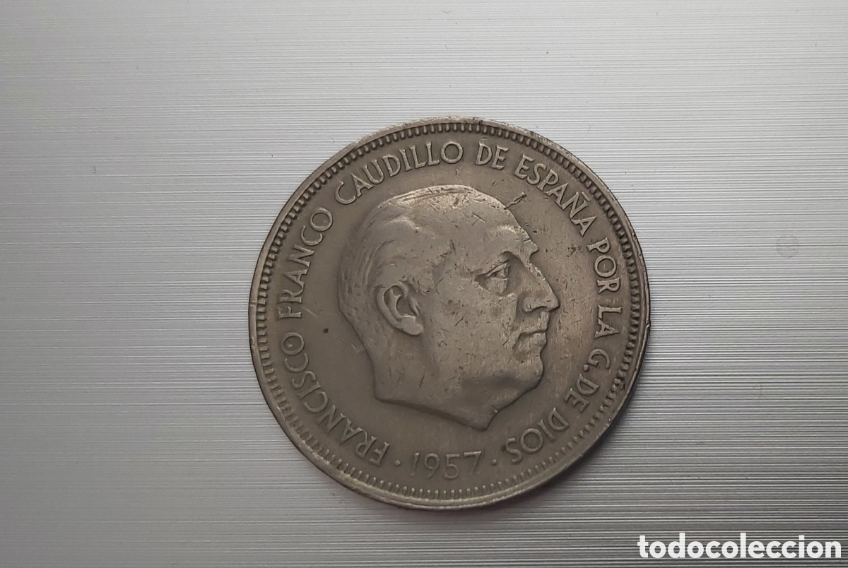 Monedas Franco: Moneda 50 Pstas Est. 57 - Foto 1