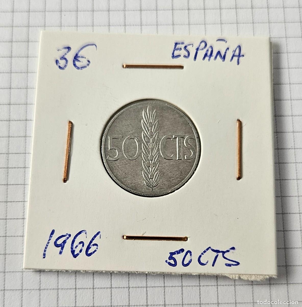 Monedas Franco: MONEDA DE ESPA&Ntilde;A 1966 &rdquo;50 CENTIMOS&rdquo; - Foto 1