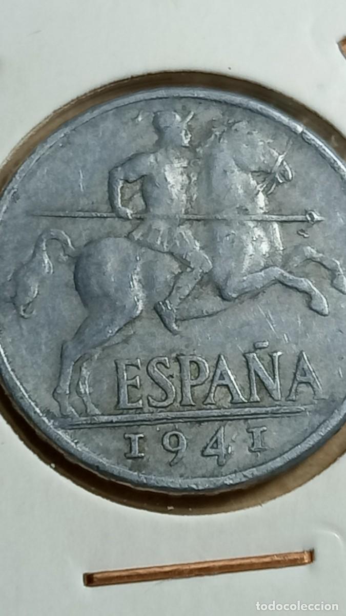 Monedas Franco: ESPA&Ntilde;A - 10 CENTIMOS 1941 - VARIANTE PLUS CON V - Foto 1