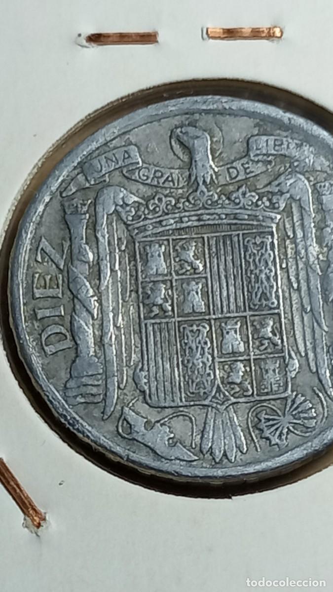Monedas Franco: ESPA&Ntilde;A - 10 CENTIMOS 1941 - VARIANTE PLUS CON V - Foto 2