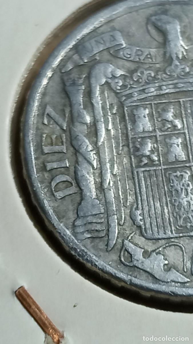 Monedas Franco: ESPA&Ntilde;A - 10 CENTIMOS 1941 - VARIANTE PLUS CON V - Foto 3