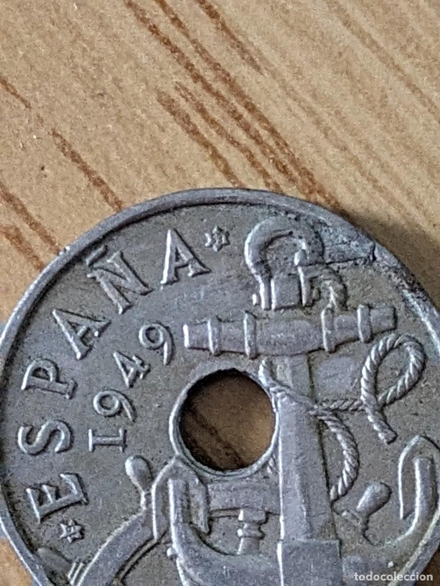 Monedas Franco: Moneda 50 centimos 1949 estrella 53 - Foto 3