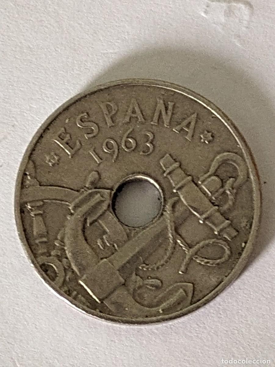 Monedas Franco: Moneda 50 centimos 1963 estrella 64 - Foto 1