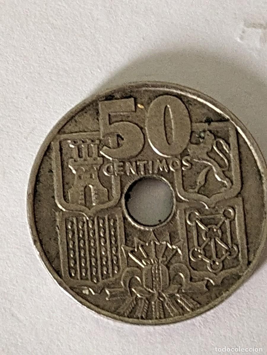 Monedas Franco: Moneda 50 centimos 1963 estrella 64 - Foto 2