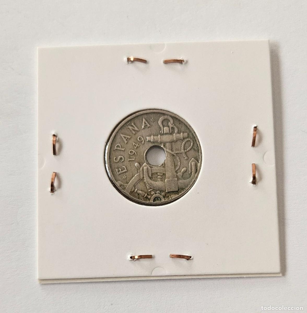 Monedas Franco: MONEDA DE ESPA&Ntilde;A 1949 &rdquo;50 CENTIMOS&rdquo; - Foto 2