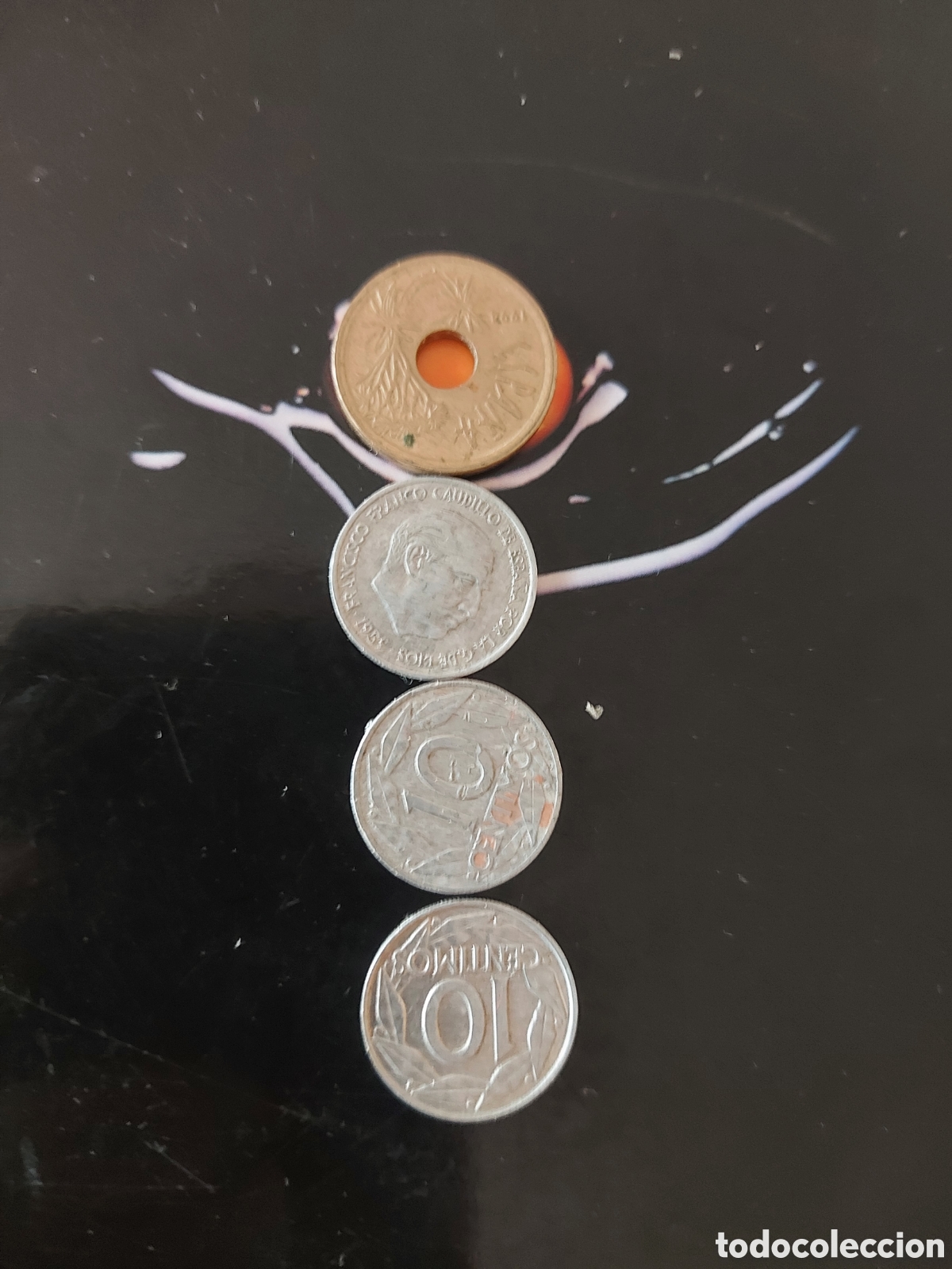 Monedas Franco: 1 de25ptas y3masde1oc - Foto 1