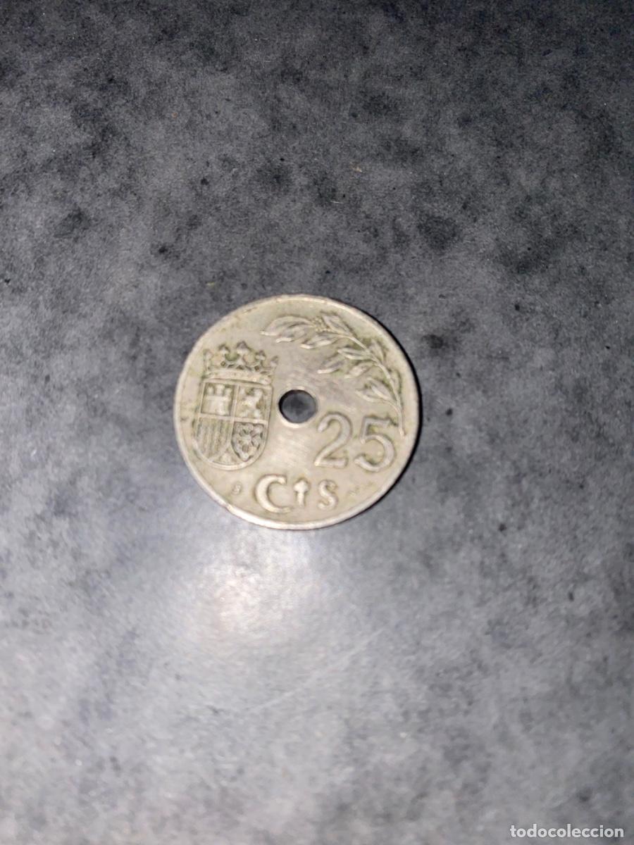 Monedas Franco: Moneda 25 centimos 1937 - Foto 1