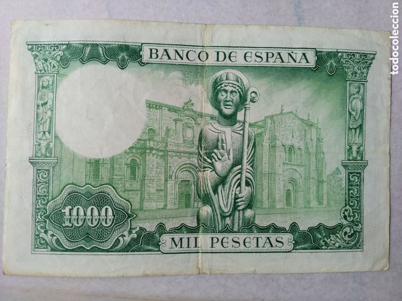 Monedas Franco: Billete de mil pesetas - Foto 2