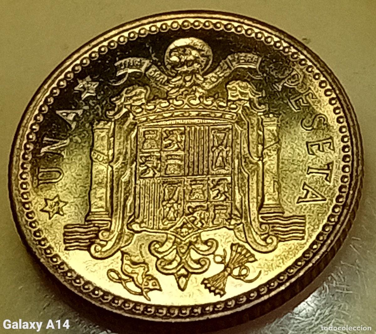 Monedas Franco: 1 PESETA 1966 / 72. SC. - Foto 6
