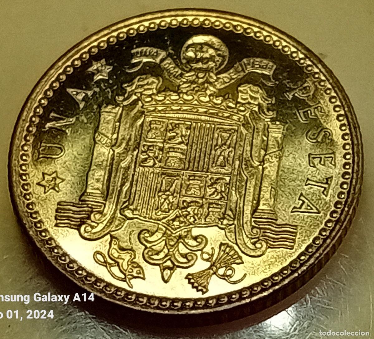 Monedas Franco: 1 PESETA 1966 / 72. SC. - Foto 7