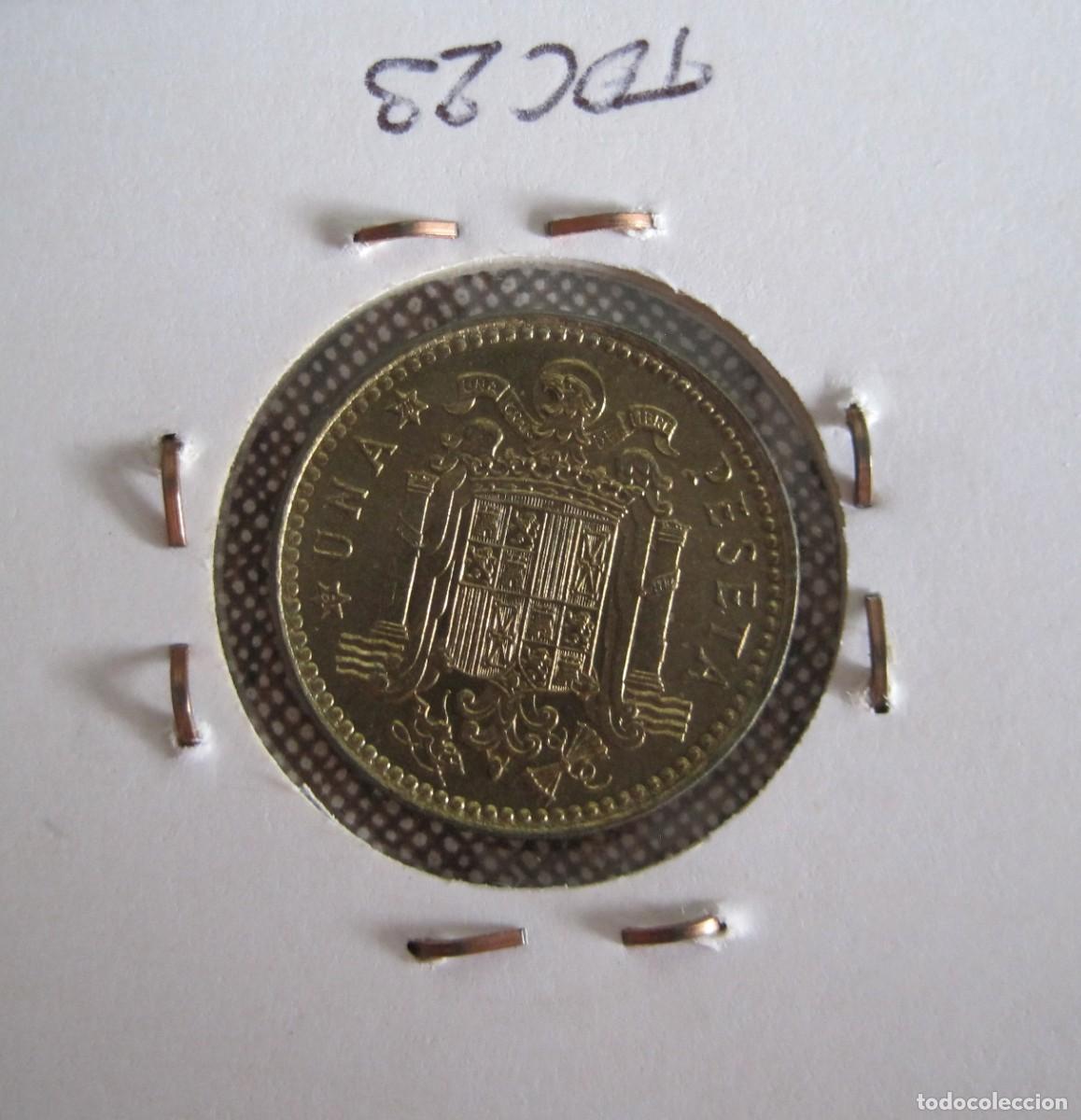 Monedas Franco: 1 PESETA DE 1966 *19*75 SC. - Foto 2