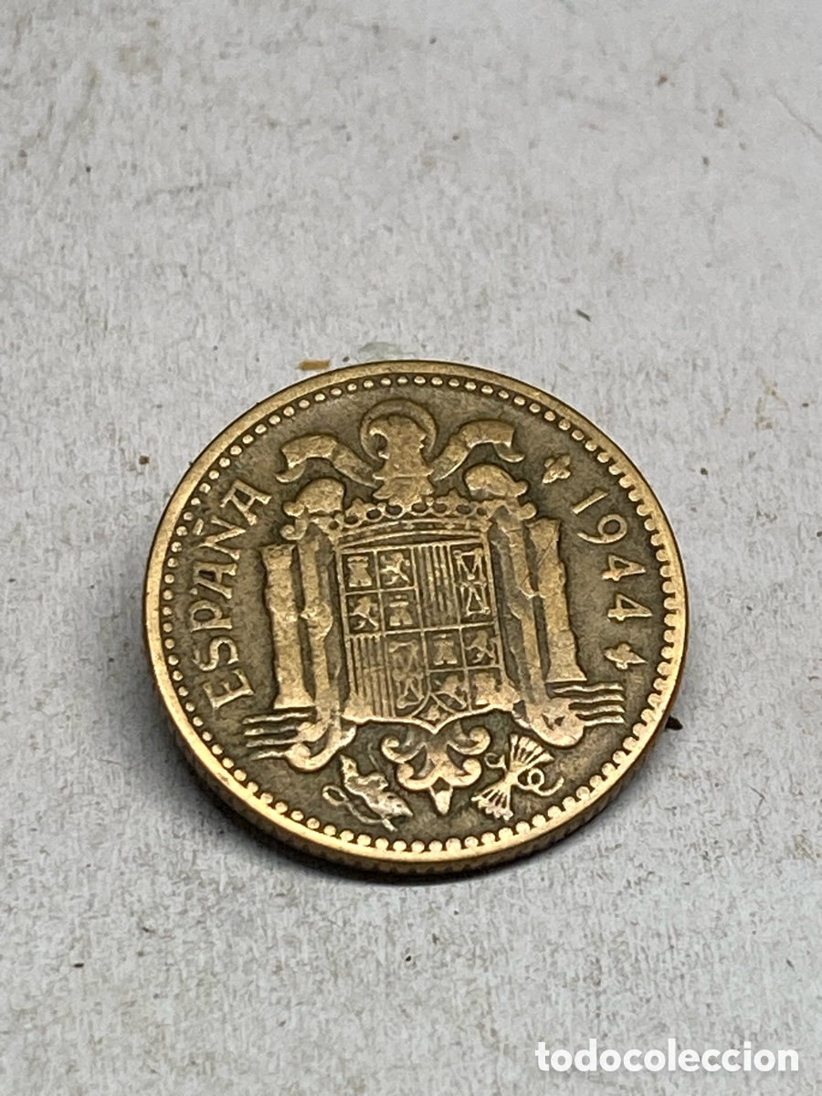 Monedas Franco: Moneda de 1 pesetas 1944 M32 - Foto 1
