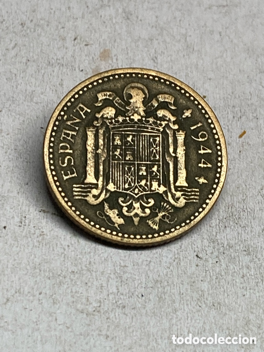 Monedas Franco: Moneda 1 peseta 1944 M32 - Foto 2