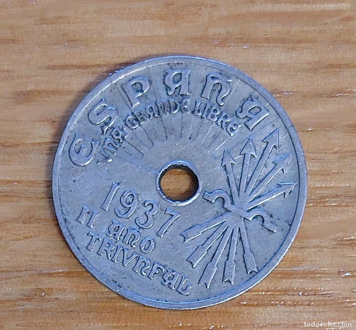 Monedas Franco: Monedas Espa&ntilde;a Siglo XX - Foto 5