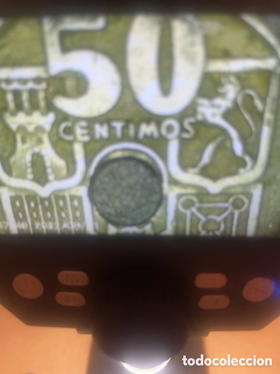 Monedas Franco: Moneda 50 c&eacute;ntimos de 1949 con error acu&ntilde;aci&oacute;n - Foto 2