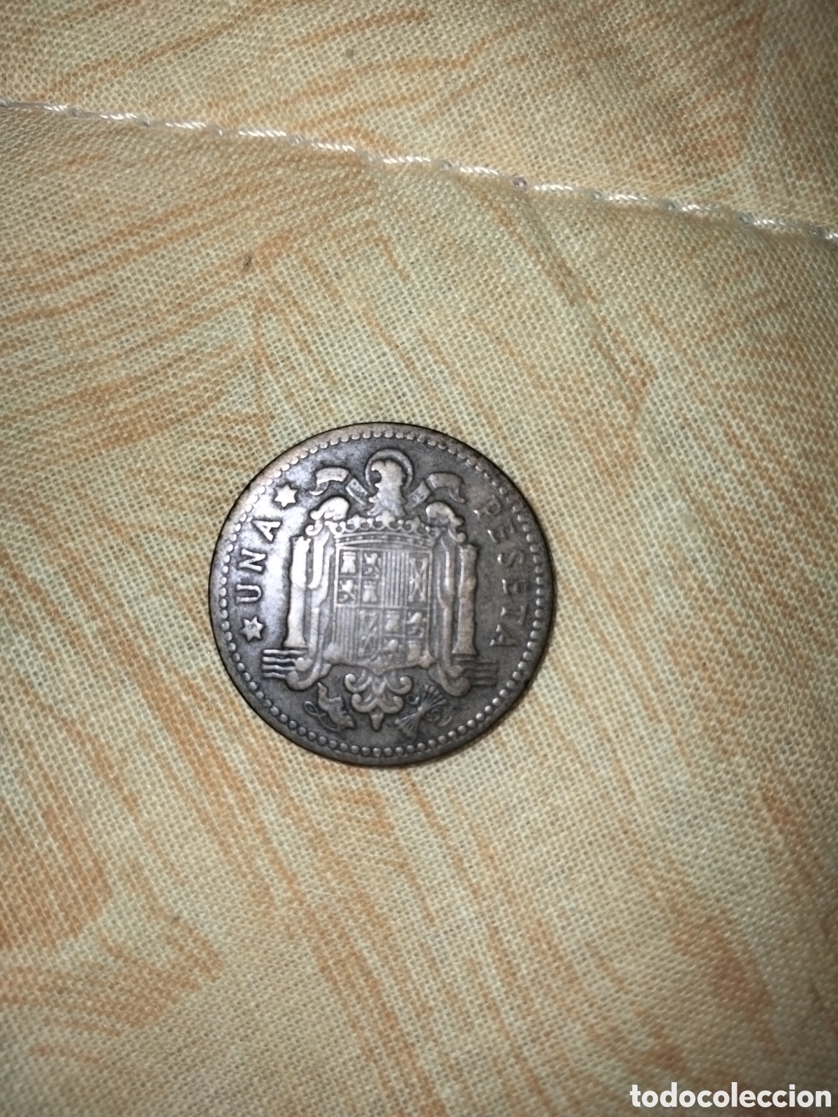 Monedas Franco: Moneda 1 peseta 1947 - Foto 2