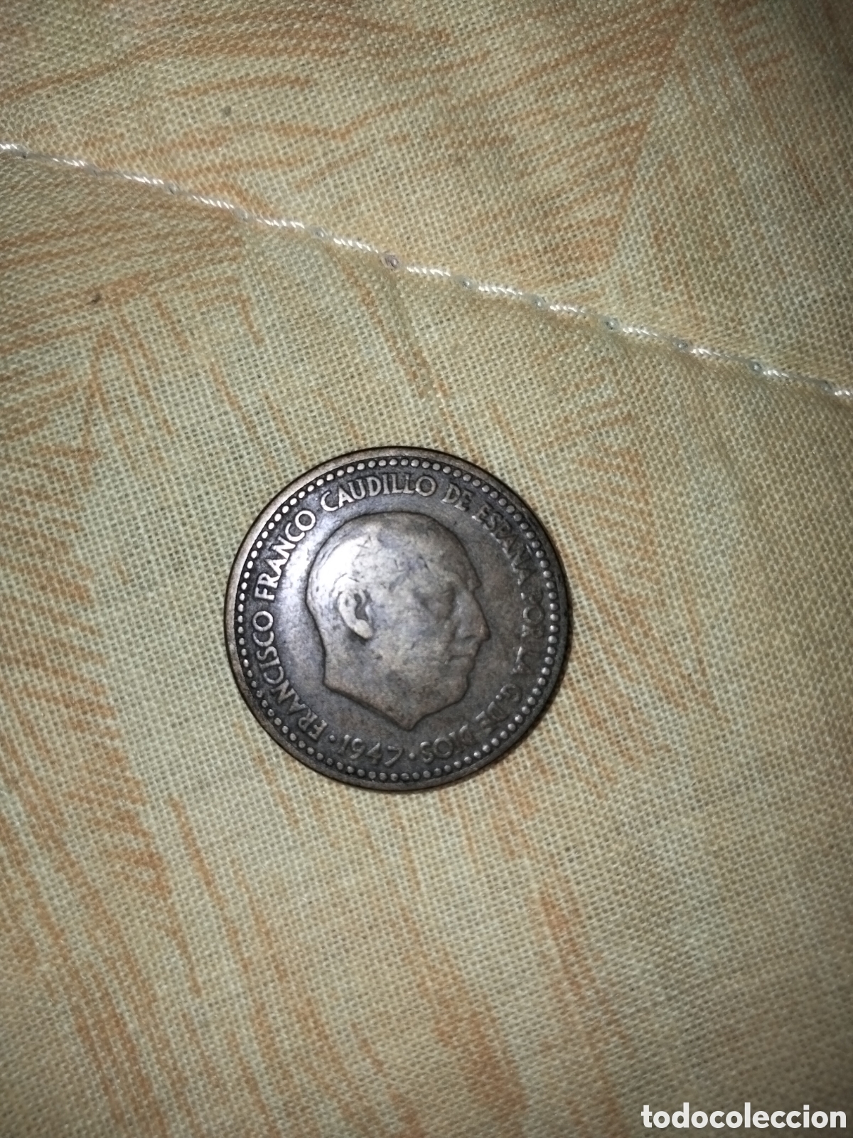 Monedas Franco: Moneda 1 peseta 1947 - Foto 1