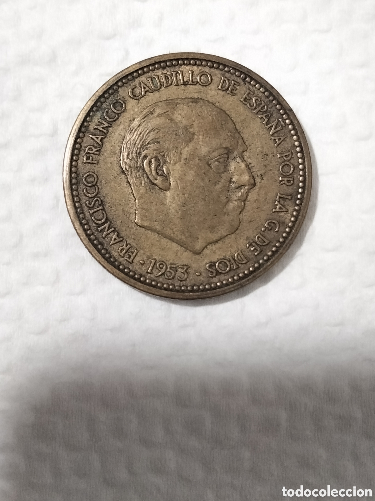 Monedas Franco: Moneda 2,5 pesetas 1953 (*54) - Foto 1