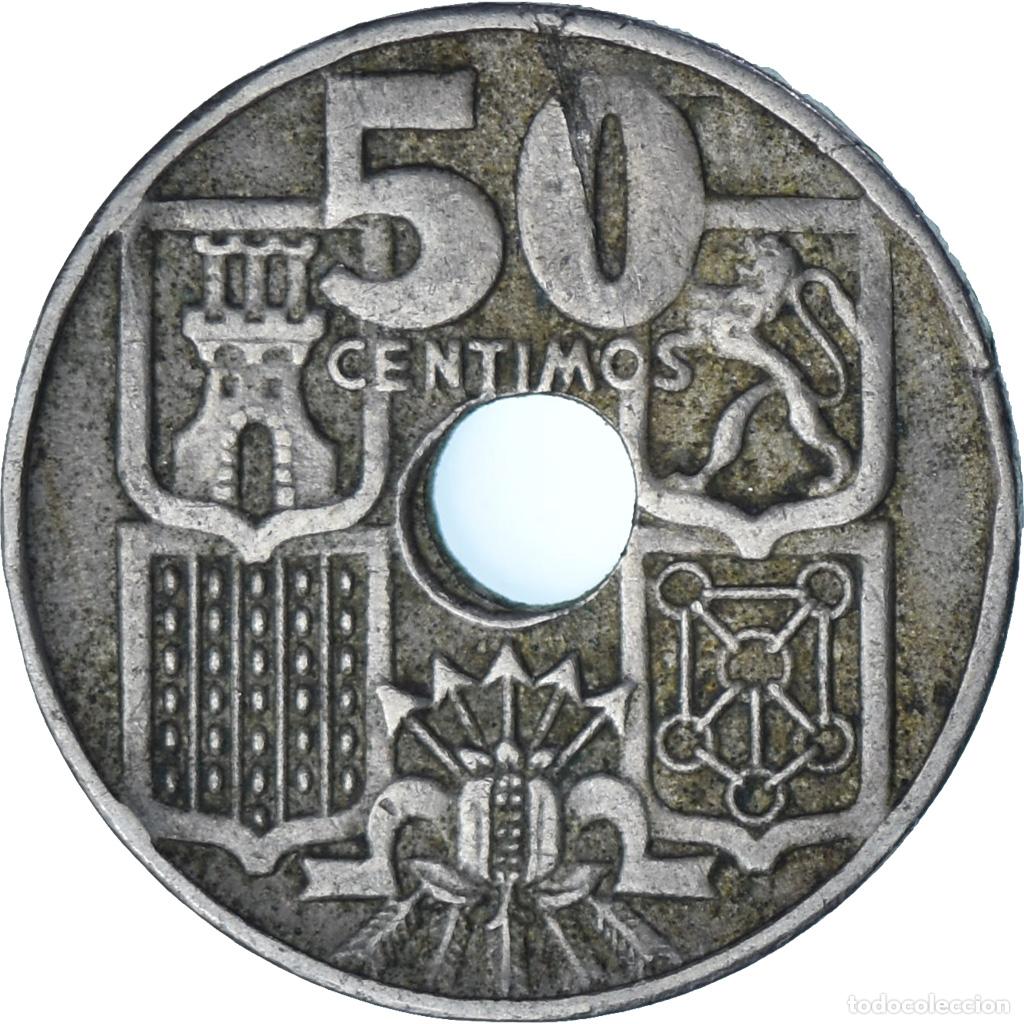Monedas Franco: [#1383376] Espa&ntilde;a, 50 Centimos, 1954 - Foto 2