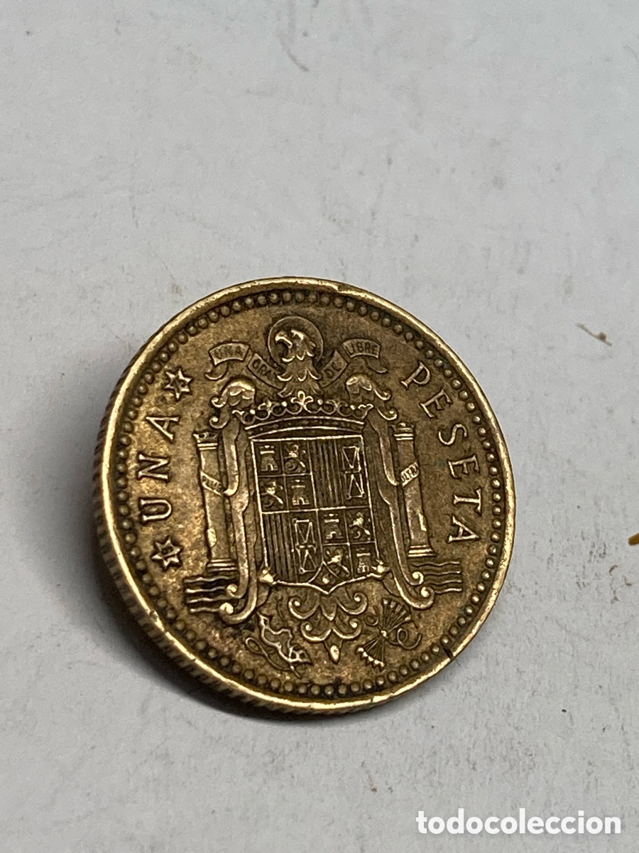 Monedas Franco: Moneda de 1 peseta 1966X45 - Foto 2