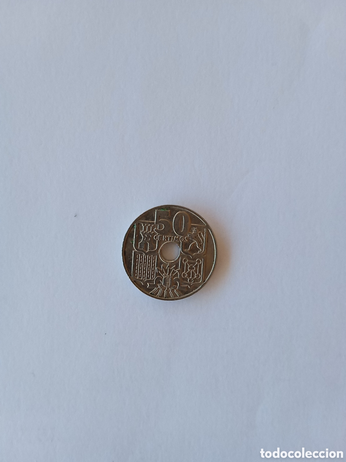 Monedas Franco: Moneda 50 c&eacute;ntimos 1949 - Foto 2