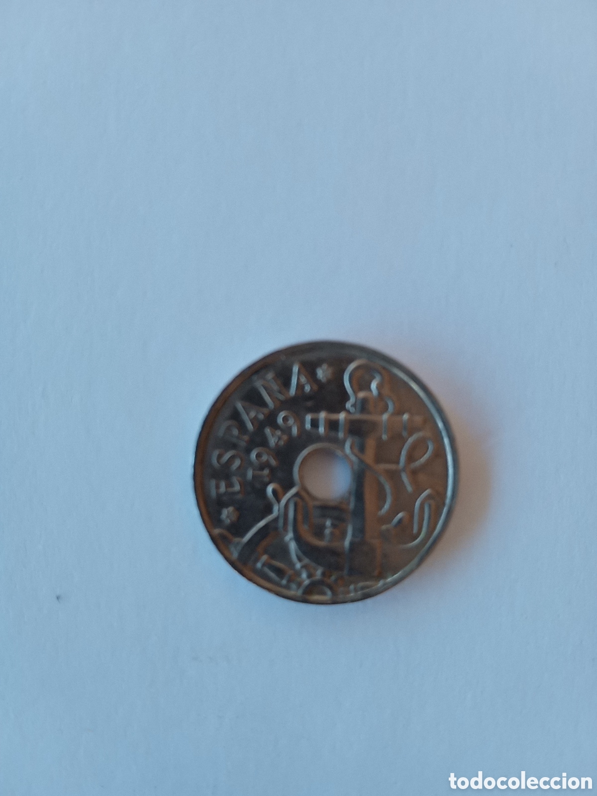 Monedas Franco: Moneda 50 c&eacute;ntimos 1949 - Foto 3