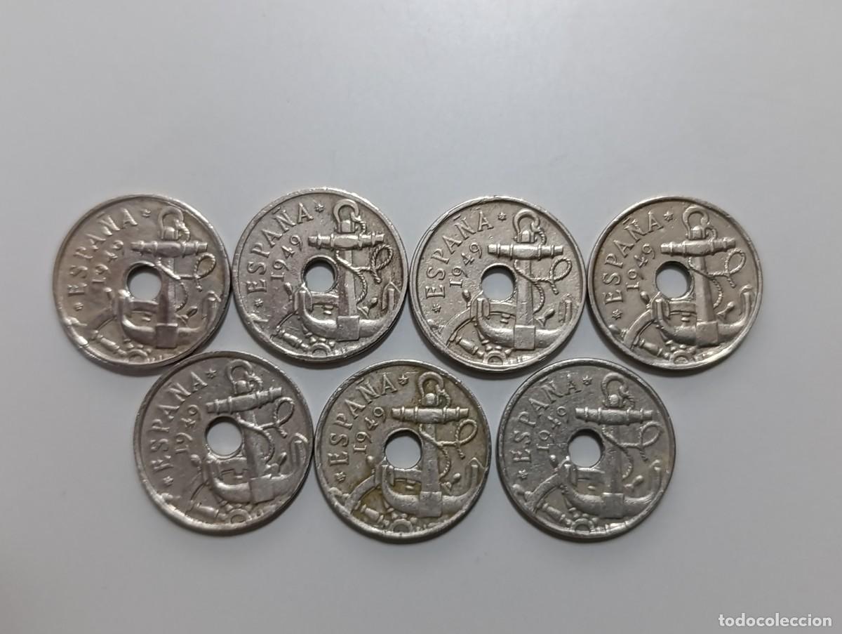 Monedas Franco: Monedas de 50 c&eacute;ntimos 1949 - Foto 1