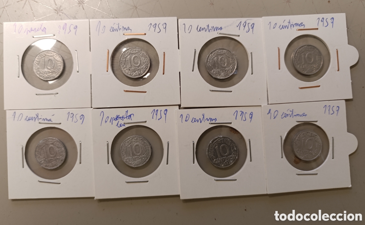 Monedas Franco: 10 c&eacute;ntimos 1949 (lote 7) - Foto 1