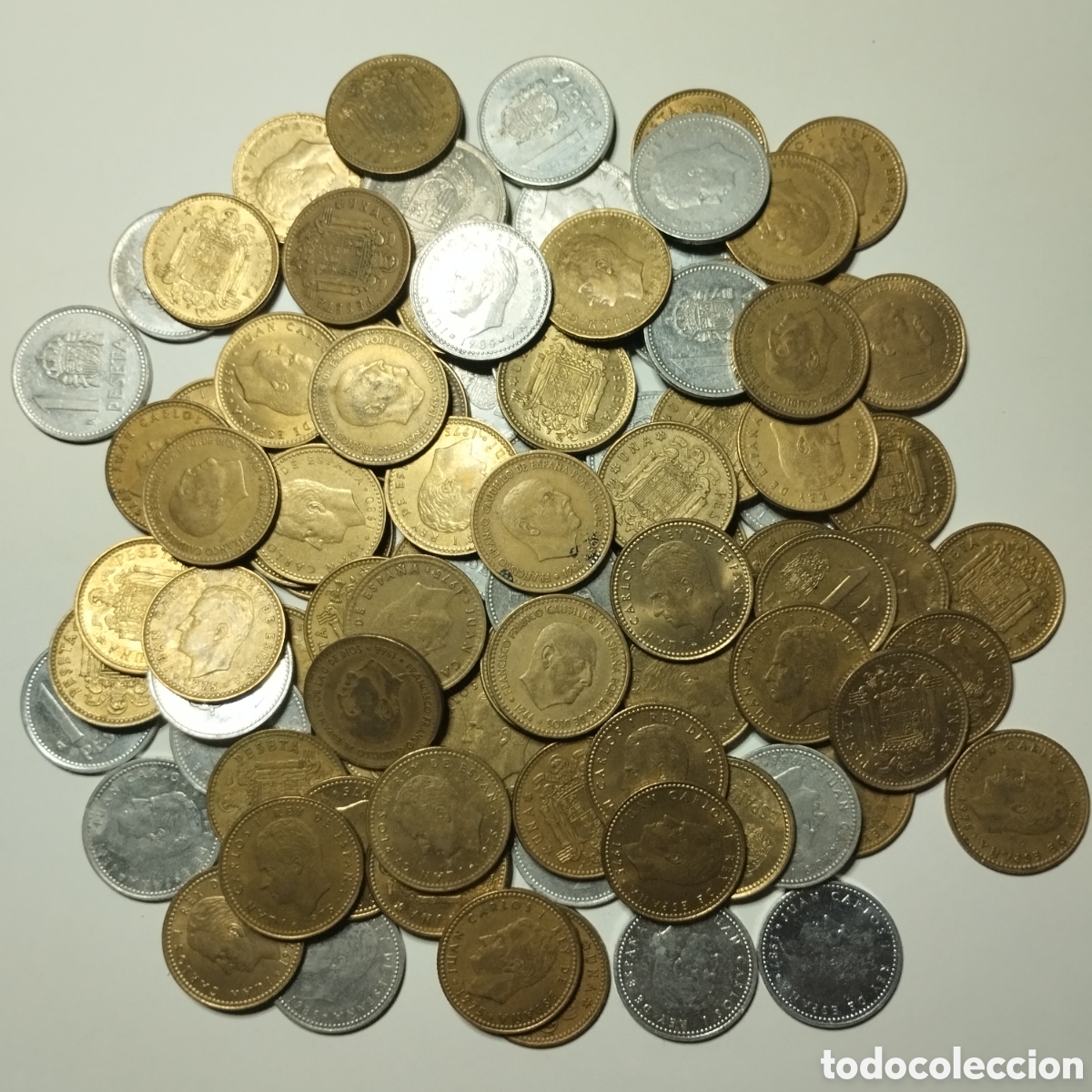 Monedas Franco: 281gr de pesetas espa&ntilde;a - Foto 1