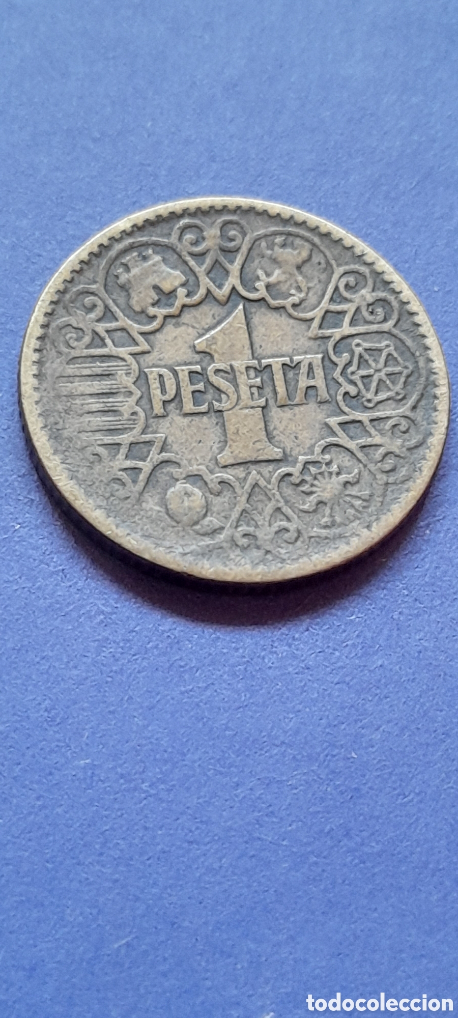 Monedas Franco: Moneda espa&ntilde;ola 1944 - Foto 1