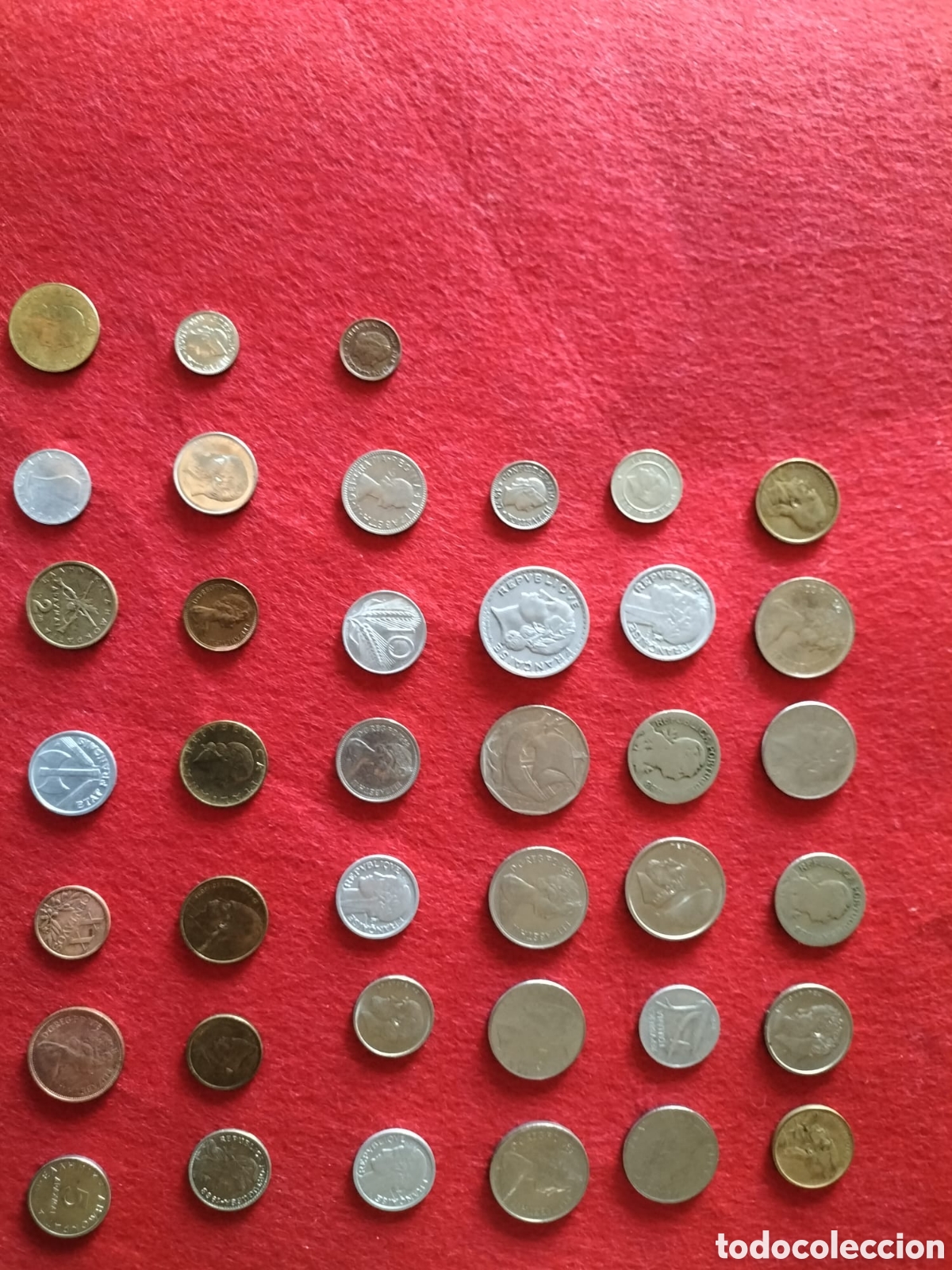 Monedas Franco: Monedas antiguas de diversos pa&iacute;ses. - Foto 7